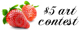 Enter the ArtAndArtDeadlines.com's $5 Art Contest!