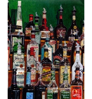 Center of Bombay, Acrylic Painting by Debra Keirce