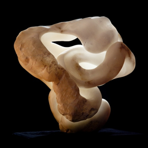 Mineral Spirits, Italian Alabaster sculpture by Darcy Meeker