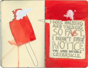 I was walking and talking so fast by Catherine Roach