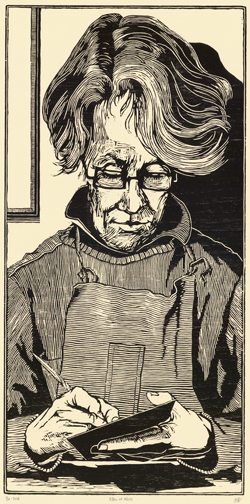 Ellen at Work by Max-Karl Winkler