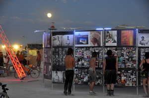 Burning Man Art at Dusk