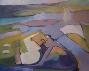 “Harbor Infrastructure” oil by Kari Feuer