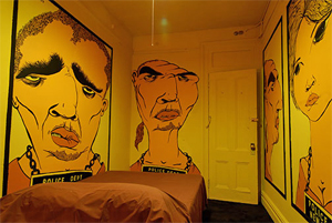 Sponsored in part by the Carlton Arms Hotel!