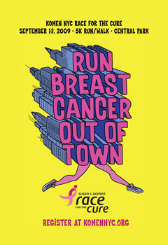 Check out this Susan G. Komen Race poster from 2009!