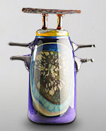 Glass Vessel by Henry Levine