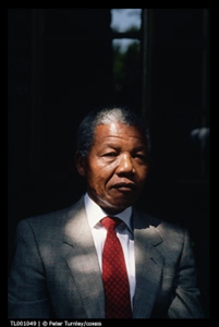 Nelson Mandela by Juror Peter Turnley