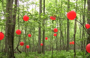 Red Balloons by Alice Betts