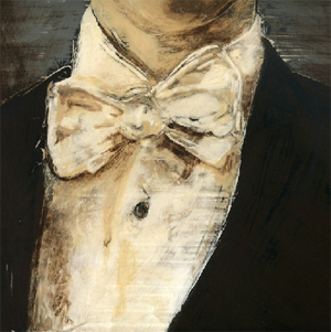 Bow Tie - oil on panel by Daniel Embree