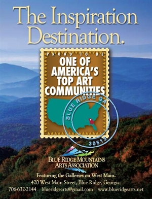 Blue Ridge, GA one of America's Top Art Communities!