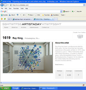 Learn more about being featured at artistaday.com!