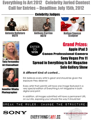 Learn more about the 2012 Celebrity Juried Contest from Everything in Art!
