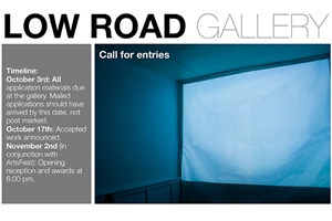 Learn more about the 4th Annual Juried Show from the Low Road Gallery!