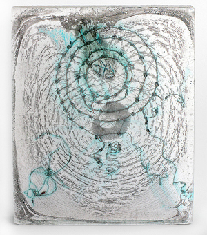 Dermatoglyphics 1 - kiln cast glass by Featured Artist Julie Alland!