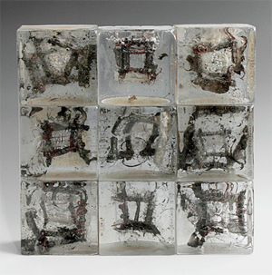 The Transmigration of Memory - sand cast glass by Featured Artist Julie Alland!