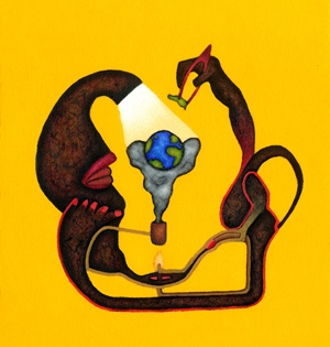 The Application of Great Britain to the Earth by Featured Artist Michael O'Gorman!