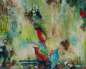 My Friends are Leaving Soon by Featured Artist Painter Emily Mitchell!