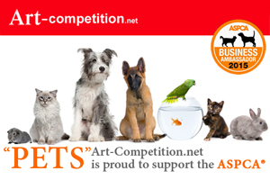 Learn more about the PETS WE LOVE exhibit from art-competition.net!