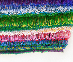Textiles by Featured Artist Rachel Goldsmith--detail