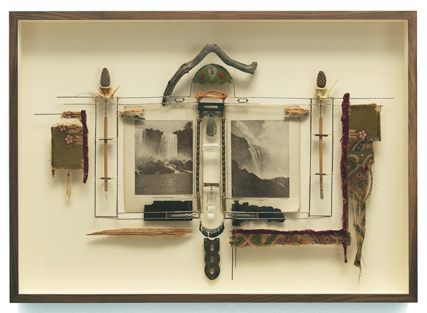 "Niagara" by Eric Rhein, found-object assemblage