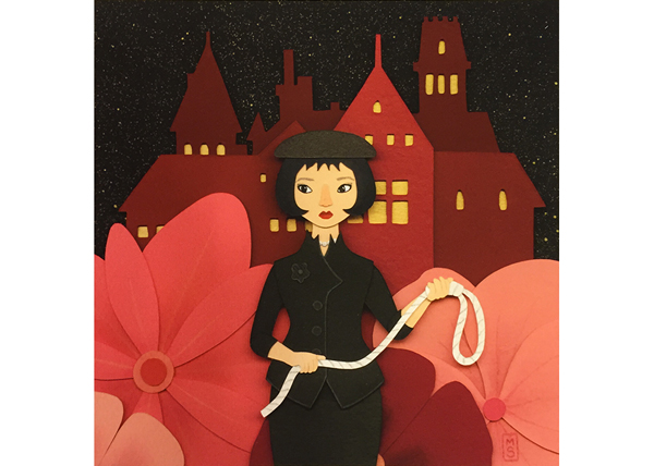  Mrs White by Meghan Stratman, cut paper