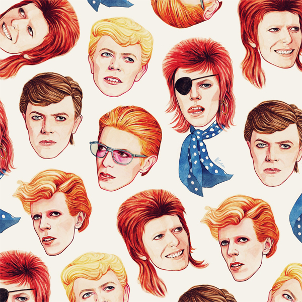 Fabulous Bowie by Illustrator Helen Green