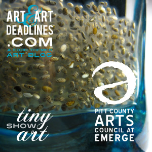 Learn more about the Tiny Art Show from Pitt County Arts!