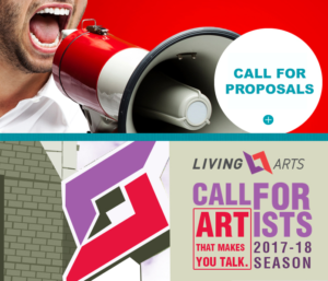 Learn more about the 2017-18 Call for Proposals from Living Arts!