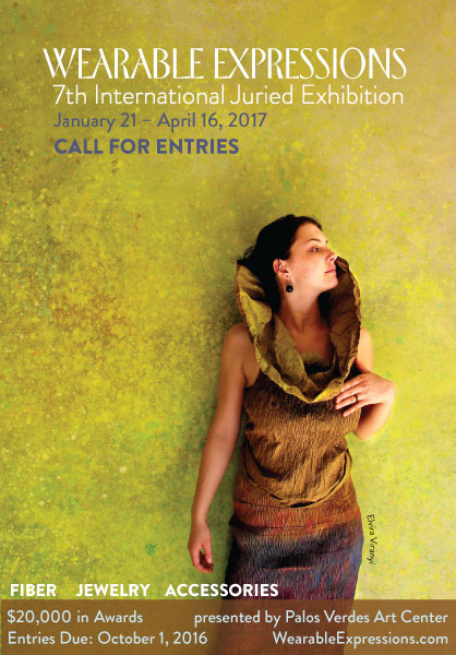 Learn more about the Wearable Expressions exhibit from the Palos Verdes Art Center!