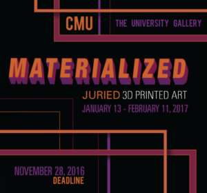 Learn more about the Materialized exhibit from The University Gallery at CMU!