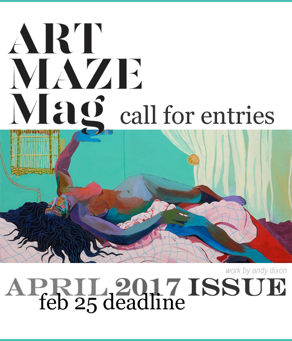 Learn more about the April 2017 Issue of ArtMaze Mag!