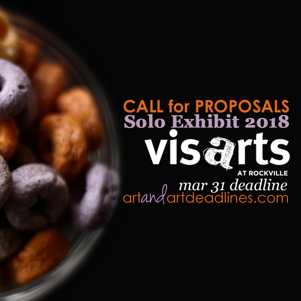 Learn more about the 2018 Solo Exhibit opportunity from VisArts!