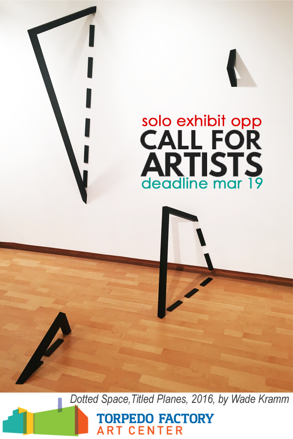 Learn more about the Solo Exhibition Opportunity from the Torpedo Factory Art Center!