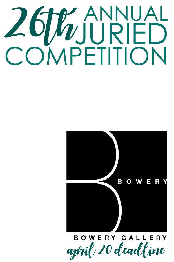 Learn more about the 26th Annual Juried Competition from the Bowery Gallery in New York, NY!