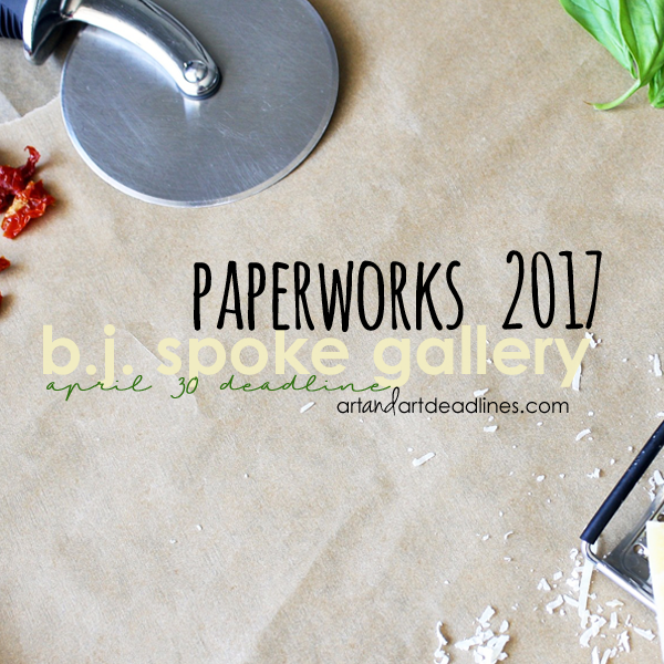 Learn more about the Paperworks 2017 exhibit from the bj spoke gallery!