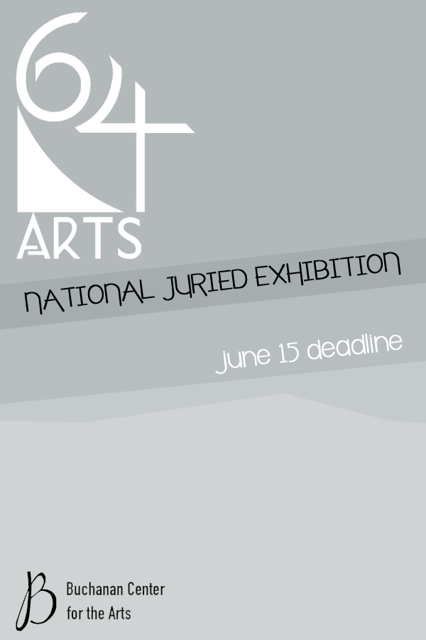 Learn more about the 64 Arts National Juried Exhibition from the Buchanan Center for the Arts!
