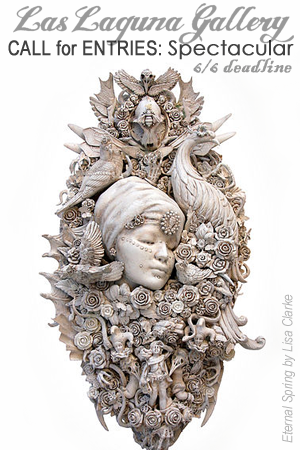Learn more about the Spectacular Exhibit from Las Laguna Gallery (image: Eternal Spring by Lisa Clarke)!