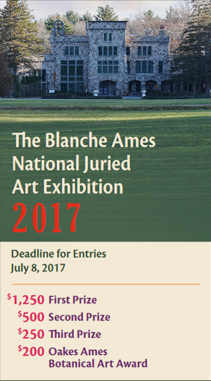 Learn more about The Blanche Ames 2017 National Juried Art Exhibition from The Friends of Borderland!
