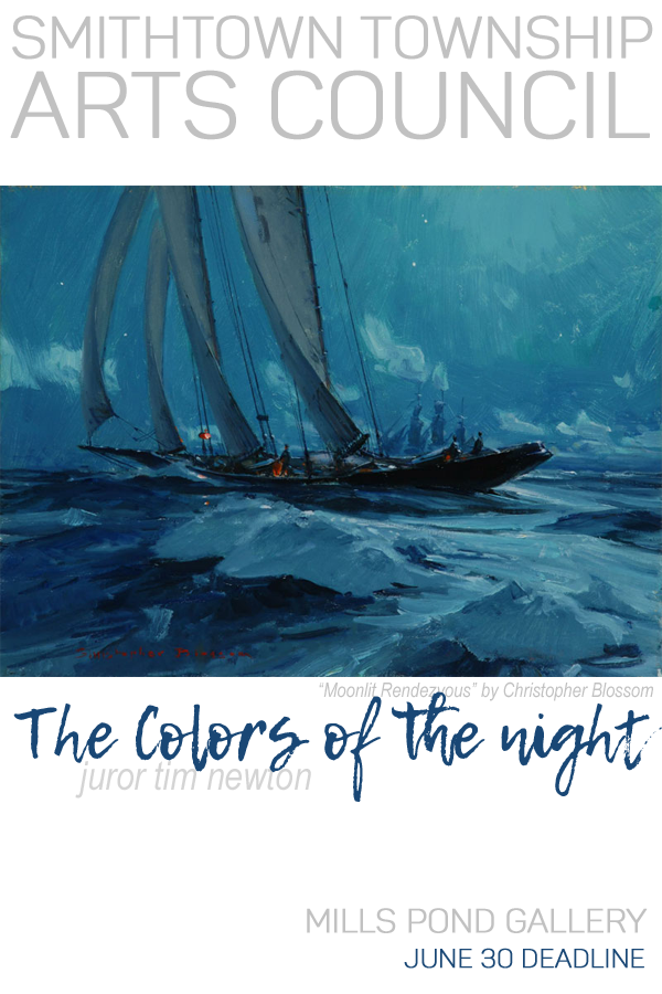 Learn more about The Colors of the Night exhibit at Mills Pond Gallery from Smithtown Township Arts Council!