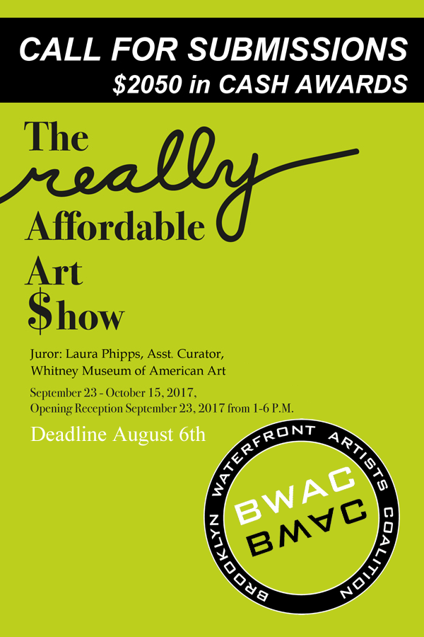 Learn more about the Really Affordable Art Show from BWAC!