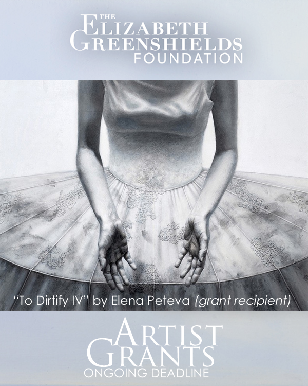 Learn more about available Artist Grants from the Elizabeth Greenshields Foundation!
