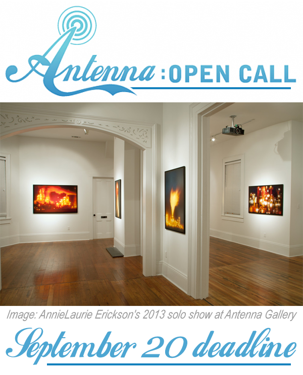 Learn more about the National / International Open Call 2018 from Antenna Gallery!