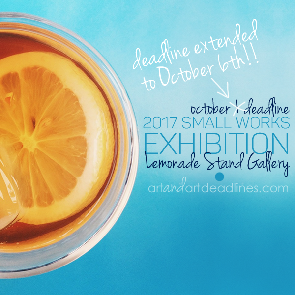 Learn more about the Small Works exhibit from the Lemonade Stand Gallery!