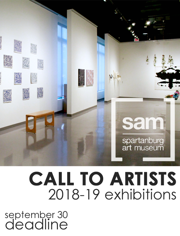 Learn more about the call for 2018-19 exhibitions from the Spartanburg Art Museum!
