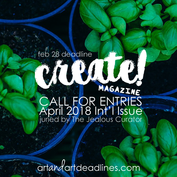 Learn more about the April 2018 International Issue from Create Magazine! 