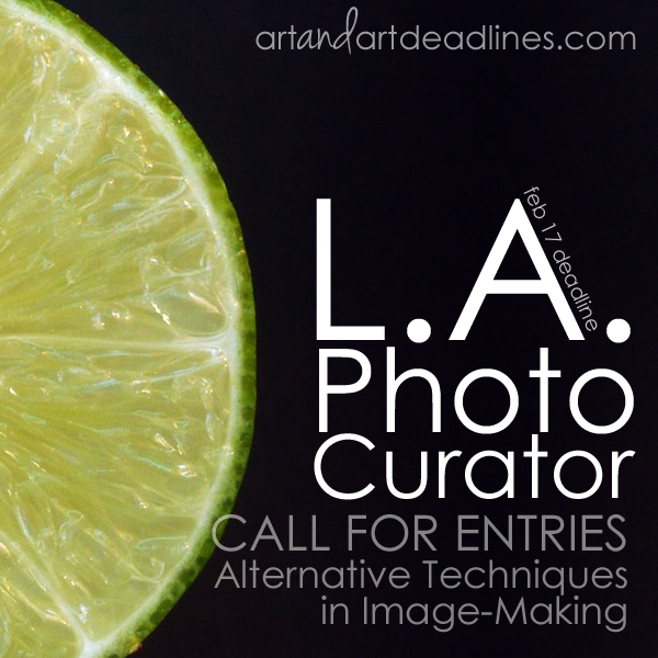 Learn more about the Alternative Techniques Call from LA Photo Curator! 