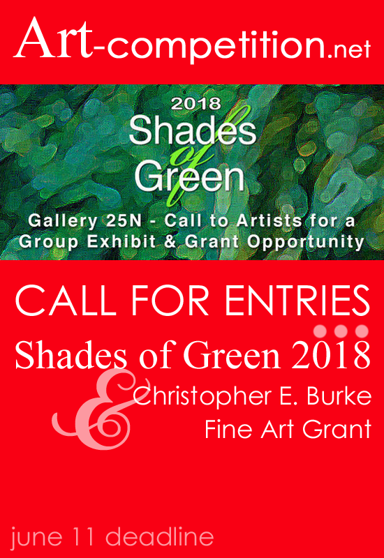 Learn more about the 2018 Shades of Green exhibit from Art-Competition.net!
