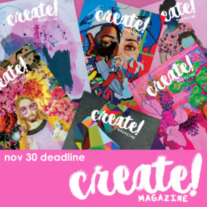 Learn more about the Winter 2019 Edition from Create! Magazine