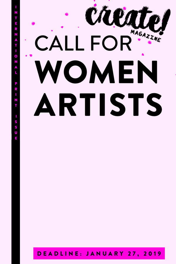 Learn more about the March Women Artists edition of Create! Magazine!
